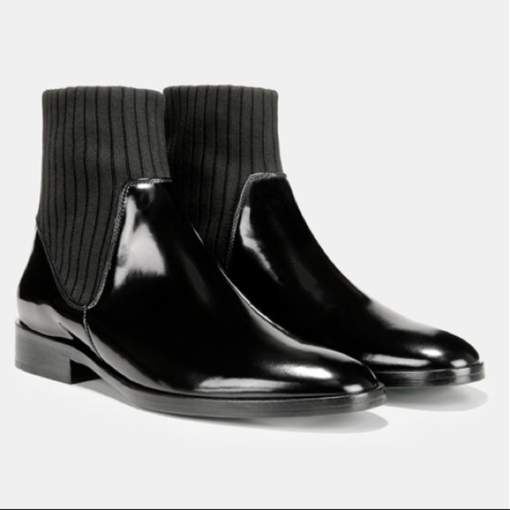 MOVING SALE Vince Perlow Ankle Boot Patent Leather